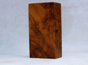 Stabilized Russian Olive Burl Wood Mod Block